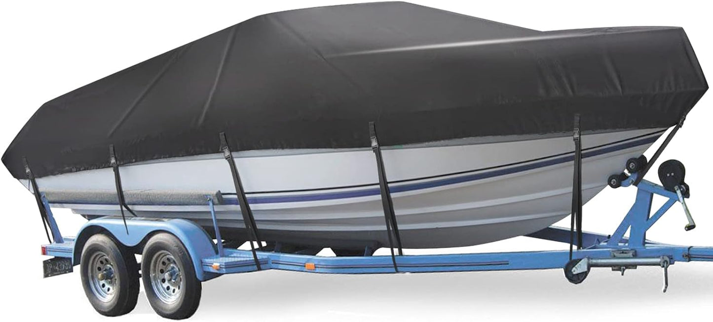 Mancro Boat Cover for 17-19ft Waterproof Protection and Durability