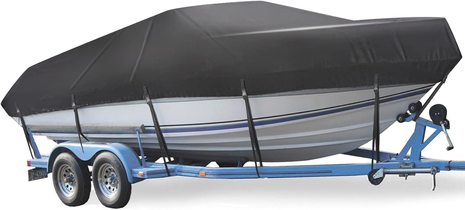 Mancro Boat Cover for 17-19ft Waterproof Protection and Durability