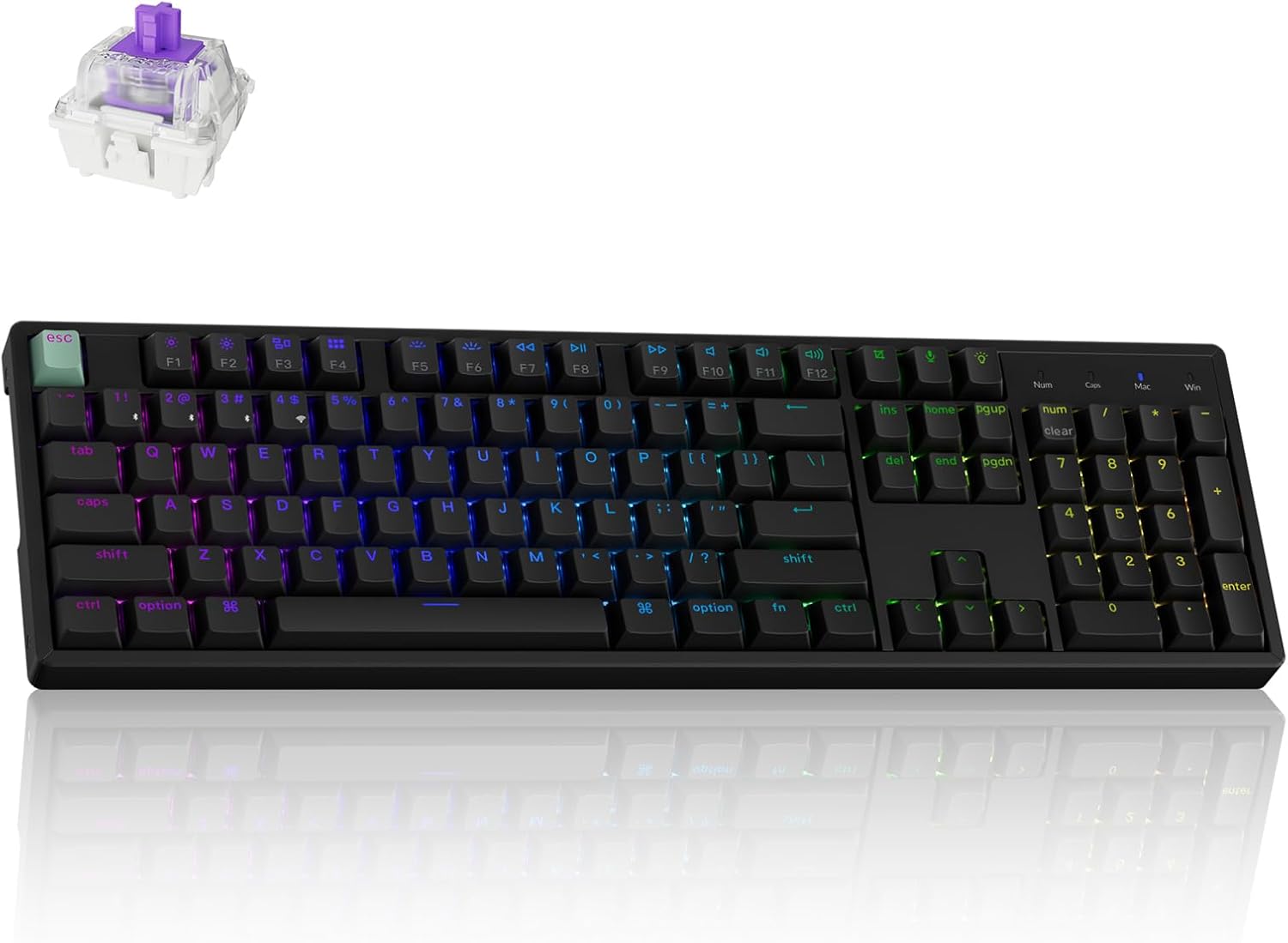 Keychron K10 HE Wireless Gaming Keyboard with RGB and Customization