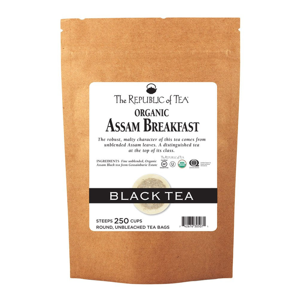 Organic Assam Breakfast Black Tea Refill Pack of 250 Bags