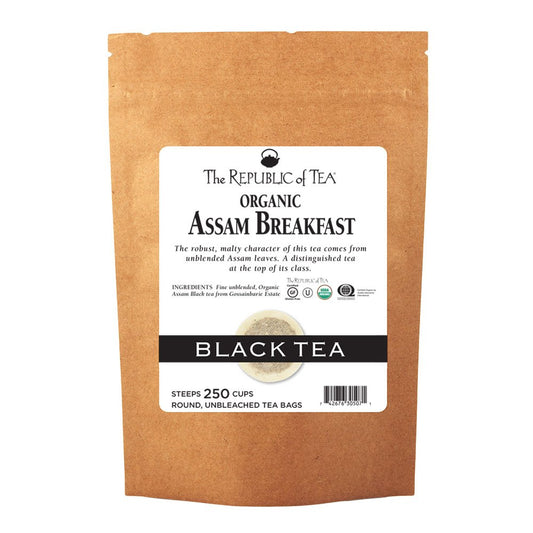 Organic Assam Breakfast Black Tea Refill Pack of 250 Bags