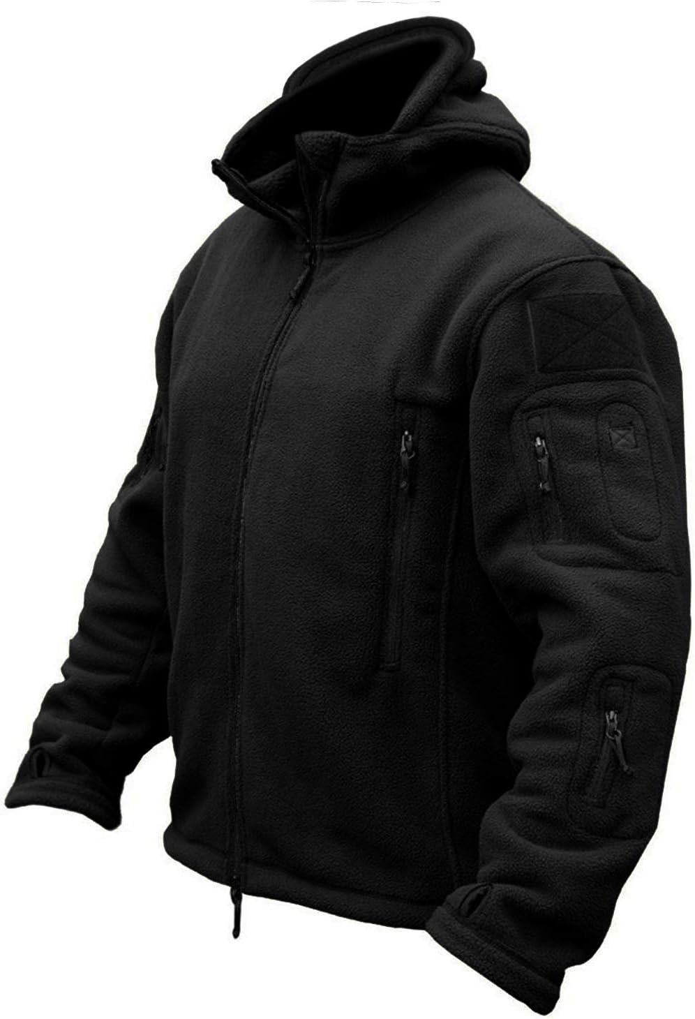 CRYSULLY Men's Military Tactical Sport Warm Fleece Jacket Coats