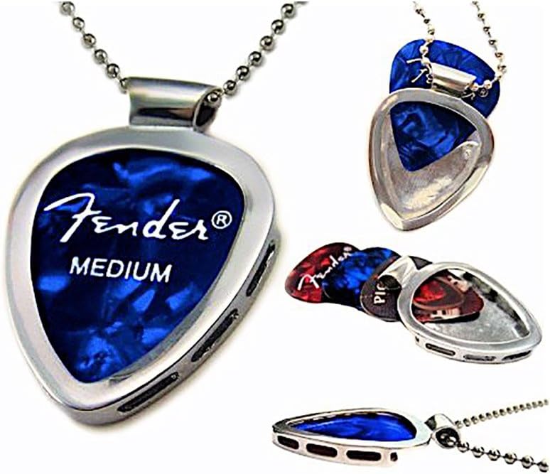 PickBay Guitar Pick Holder Necklace Set