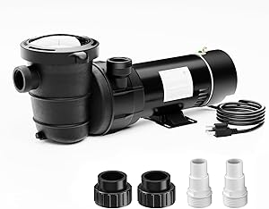 1.5hp Above Ground Pool Pump with 4200GPH Flow Rate and Switch