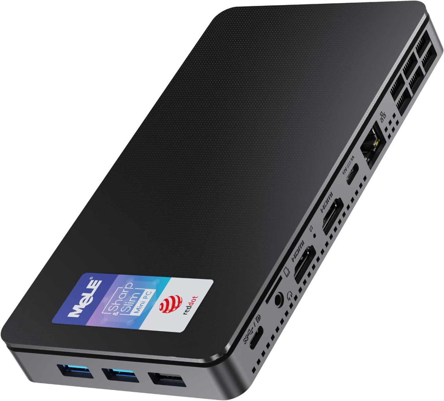 MeLE Reddot Winner Slim Mini PC with Overclock4C N100 Performance