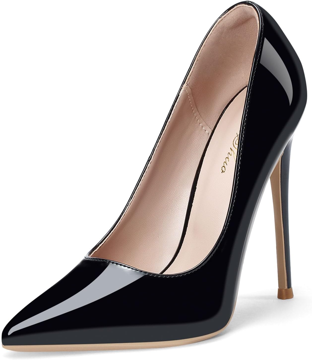 GENSHUO Women's 4.7 Inch Pumps Pointy Toe Stiletto High Heels