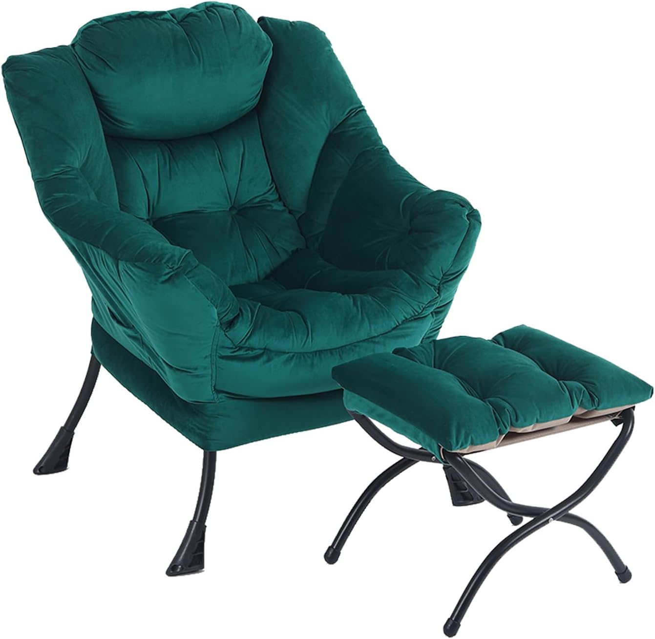LITA Lazy Chair With Ottoman for Modern Living Room Comfort