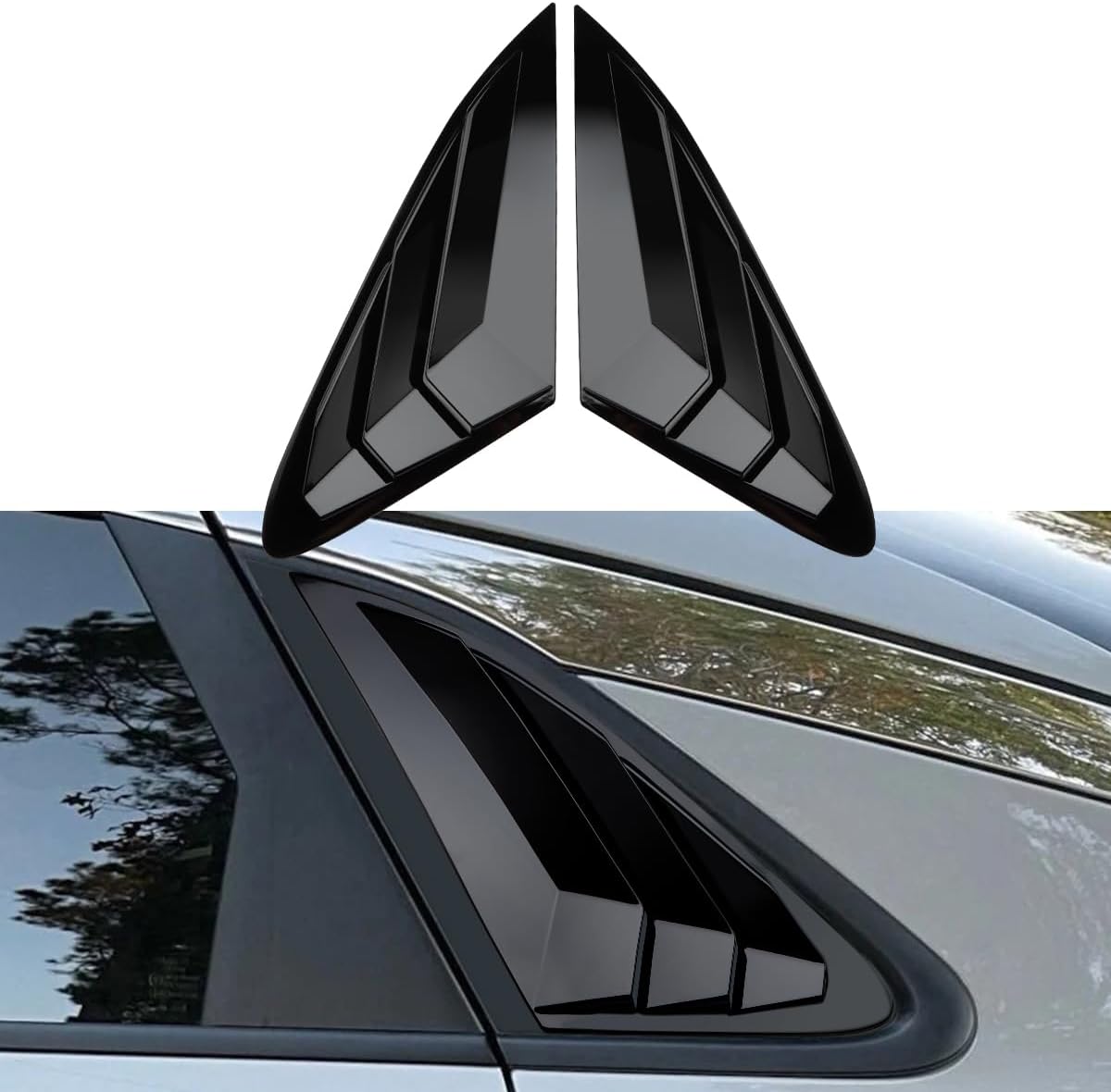 Rear Side Window Louvers for 2021 2022 2023 2024 2025 Kia K5