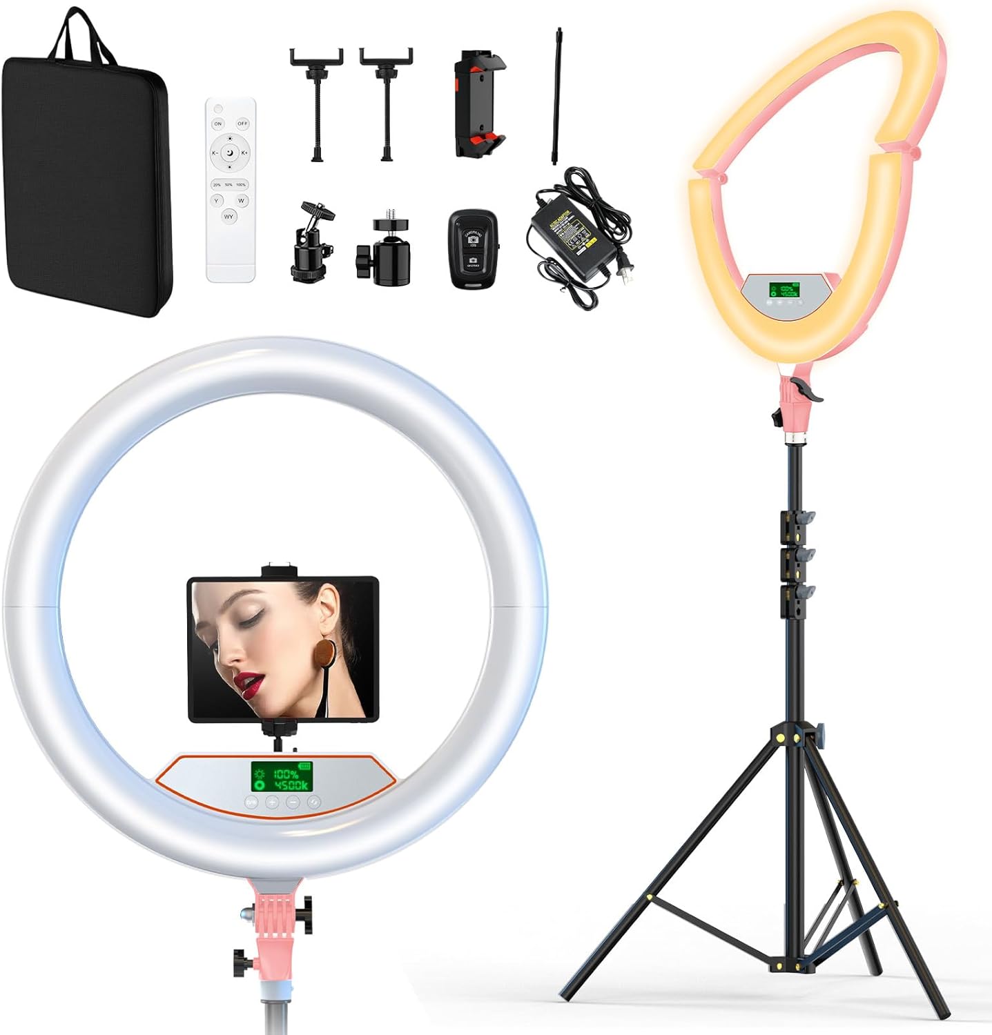 22 Inch Large Ring Light with Stand for Perfect Video Shooting