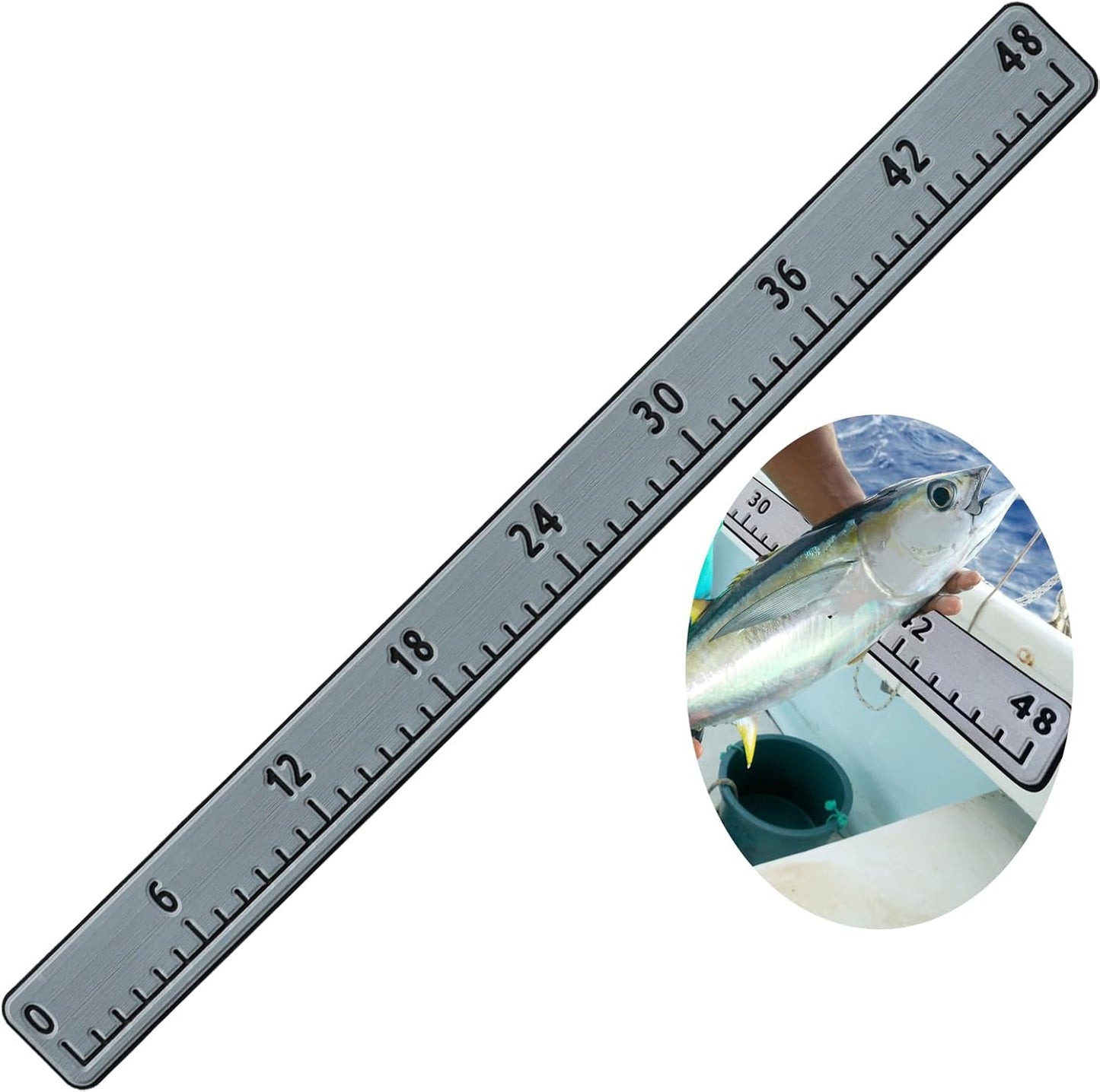 Fish Ruler for Boat 40in/48in - Accurate Measuring Sticker