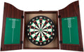 Dart Board Cabinet Set with 18-inch Board and 6 Darts for Fun