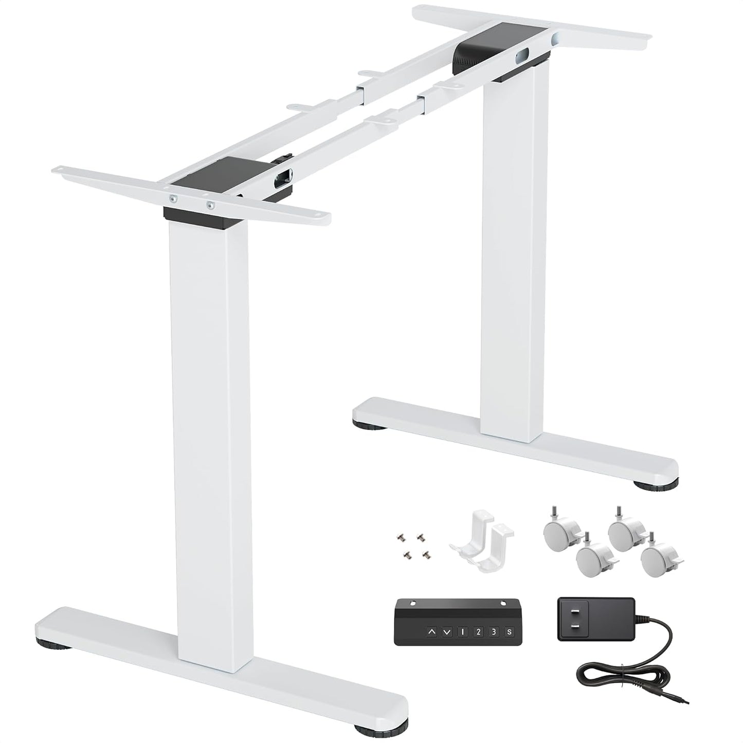 Claiks Dual Motor Standing Desk Frame for Ergonomic Workstation