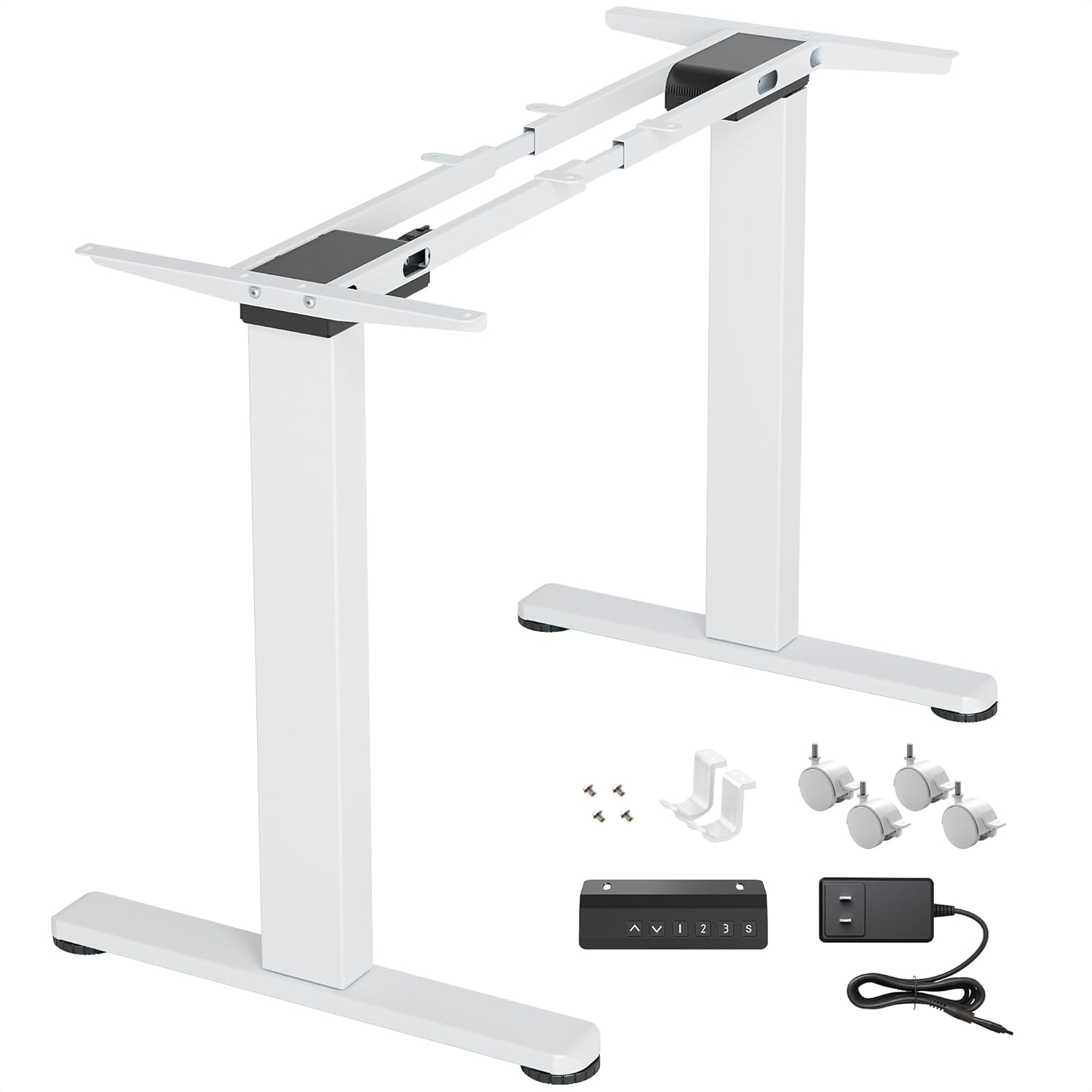 Claiks Dual Motor Standing Desk Frame for Ergonomic Workstation