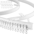 Flexible Ceiling Curtain Track - Easy Room Division | Fubeasi