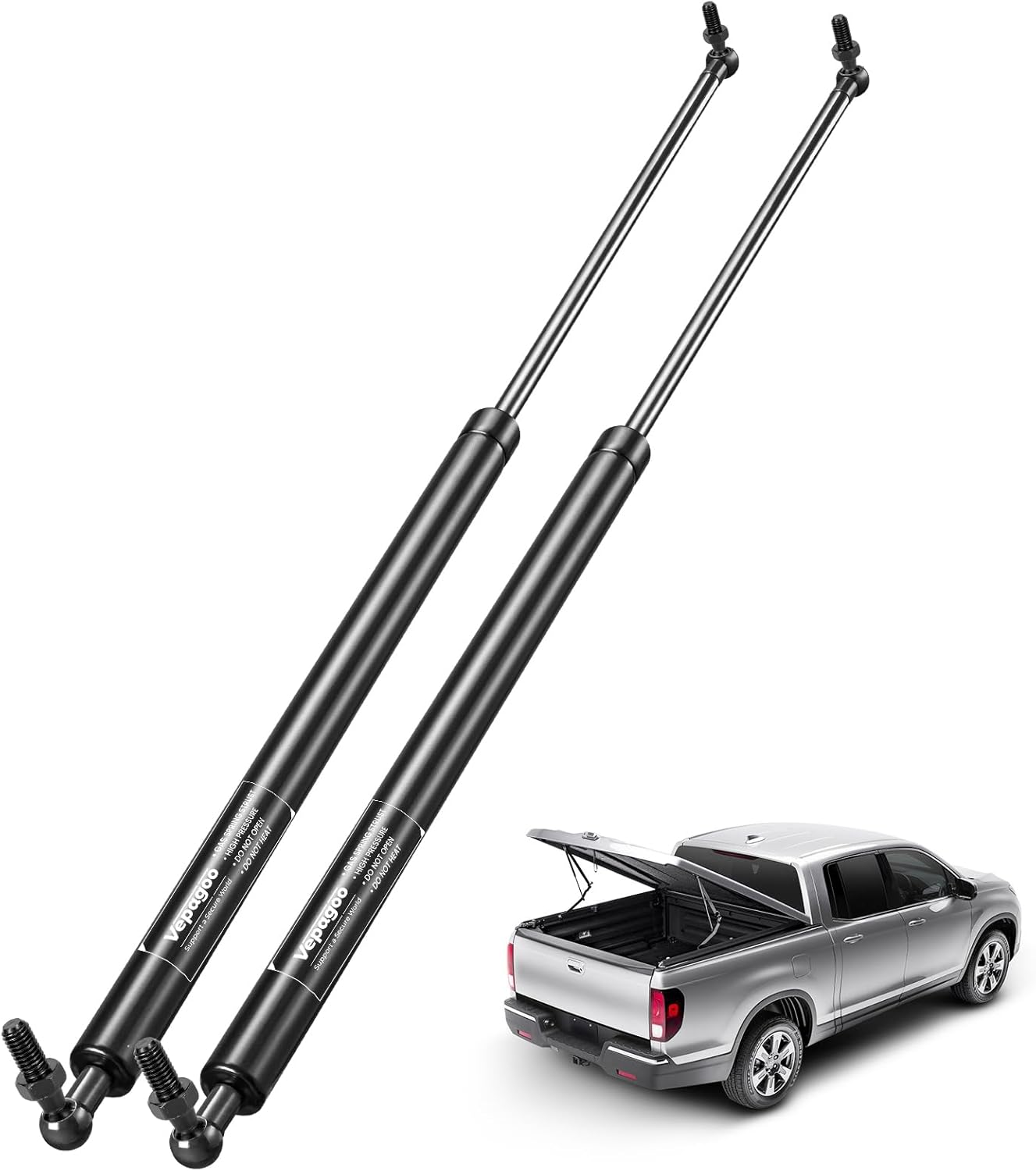 Vepagoo 28in Heavy Duty Gas Strut Shock Spring for Trailers