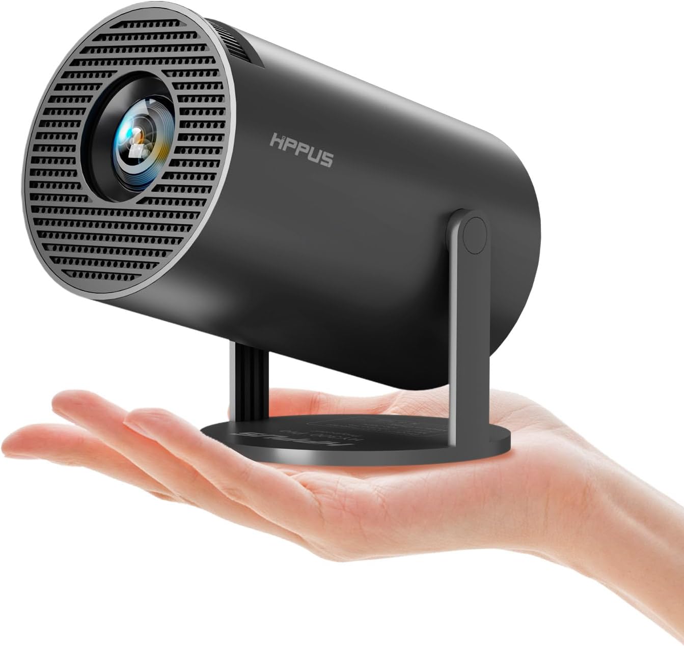Portable Smart Projector: 180 Adjustable Stand, WiFi, Bluetooth, Android 11.0