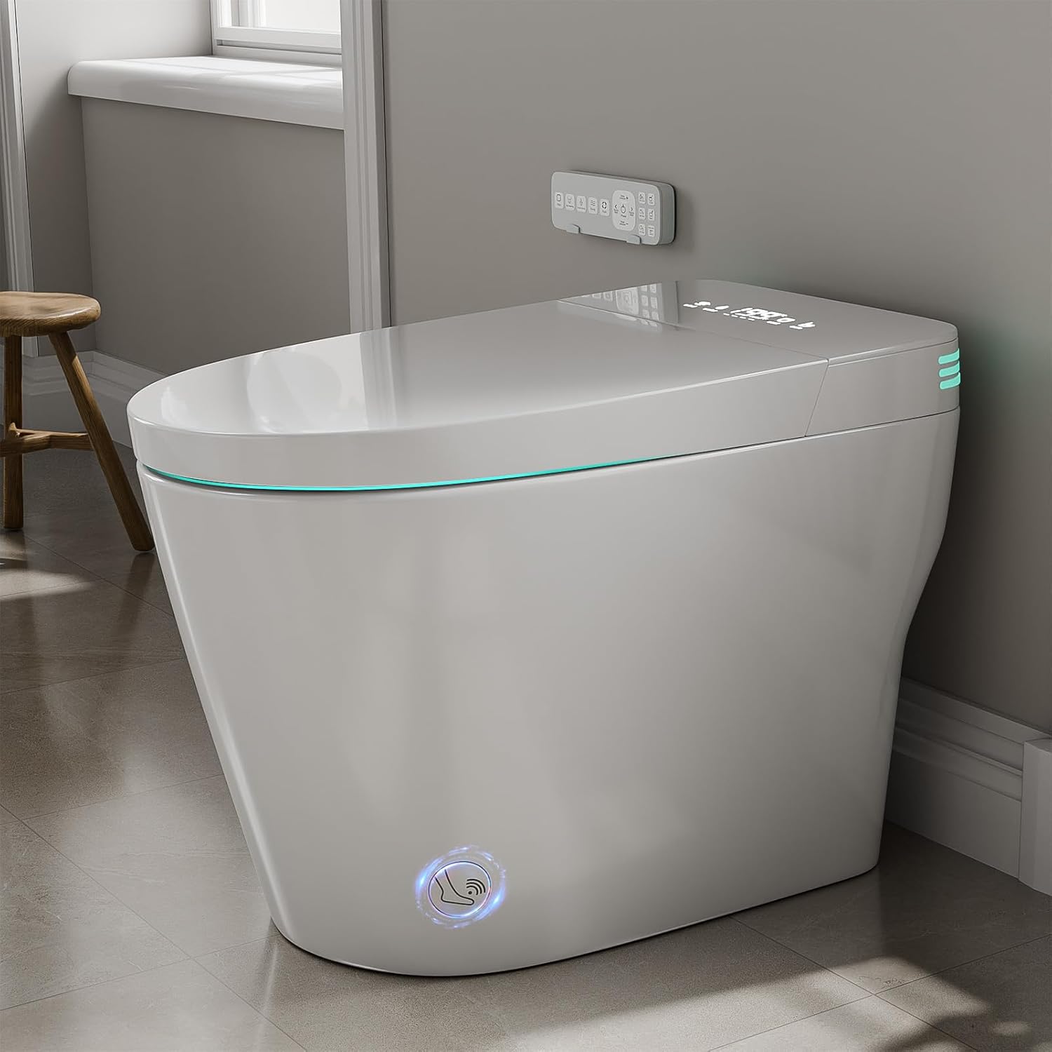 Smart Toilet with Bidet Built In for Modern Bathrooms