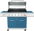 Propane Gas Grill 6-Burner GA6402B - 74,000 BTU Backyard Grill