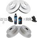 TRQ Brake Pad & Rotor Kit for 2004-2010 Toyota Sienna
