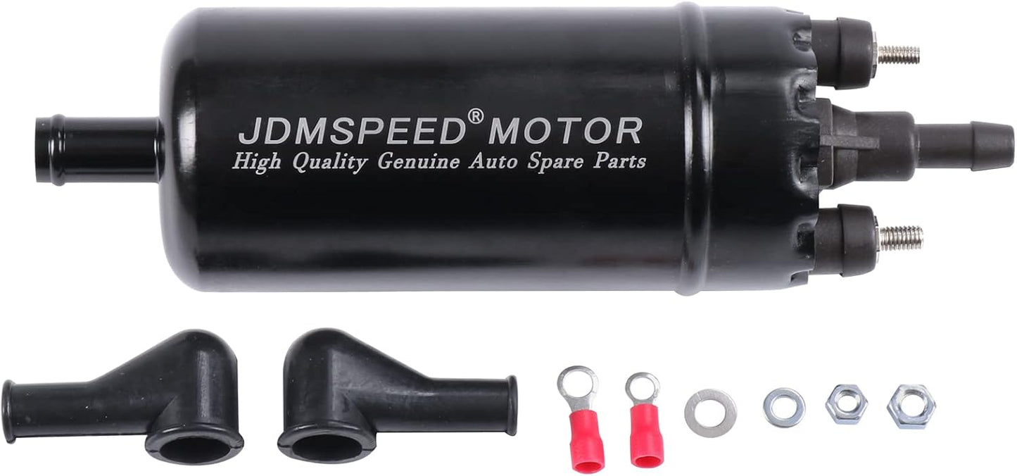 JDMSPEED Universal Inline High Pressure Fuel Pump for Gasoline