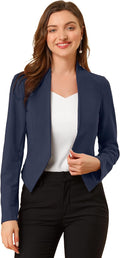 Cropped Blazer for Women Business Casual Office Wear