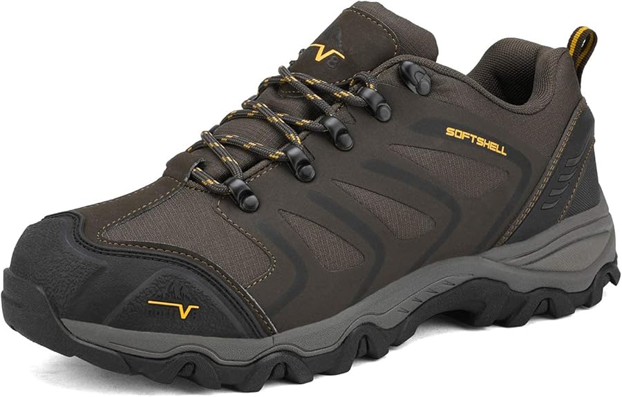 NORTIV 8 Men's Low Top Waterproof Hiking Shoes for Outdoor Trails