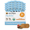 Olyra Organic Breakfast Biscuits Fig Anise - High Fiber Snack