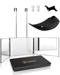 360 Viewing Angle Self Hair Cutting Mirror - LED Rechargeable Mirror