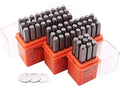 3 mm Metal Letter Stamping Kit 63 PCS Upper & Lowercase - Jewelry DIY