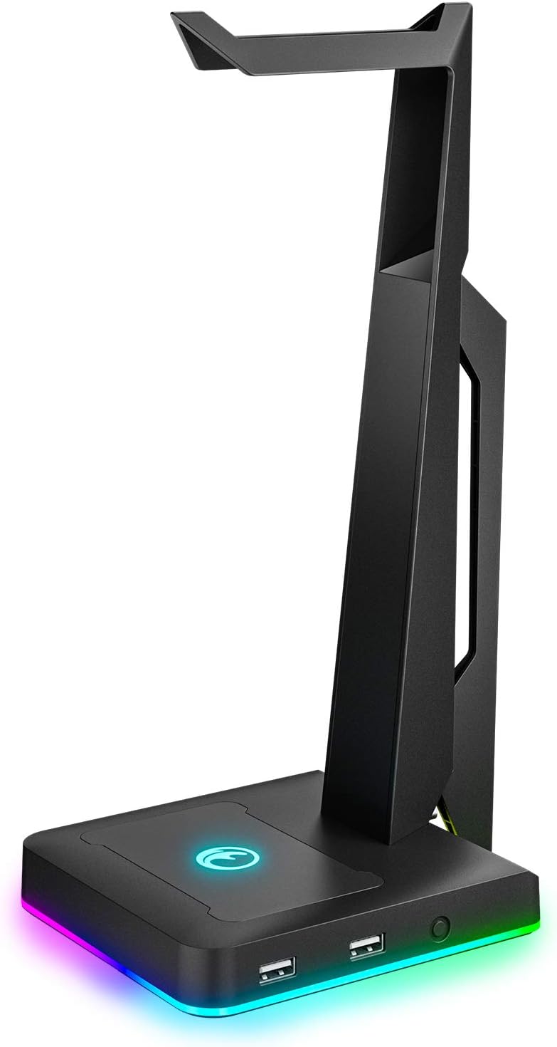 IFYOO RGB Gaming Headset Stand: Dual USB, Ultimate Gaming Setup