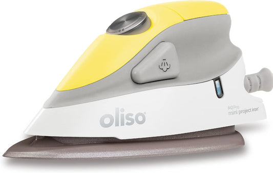 oliso M2Pro Mini Steam Iron for Travel, Sewing, and Quilting