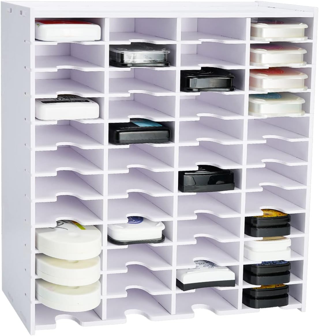 Krafetto 48 Grids Ink Pad Storage Rack for Organized Crafting