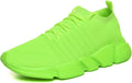 GSLMOLN Unisex Slip On Knit Sneakers - Lightweight Breathable Walking
