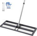 Lawn Leveling Rake with Roller 30in x 10in - Effort Saving Tool