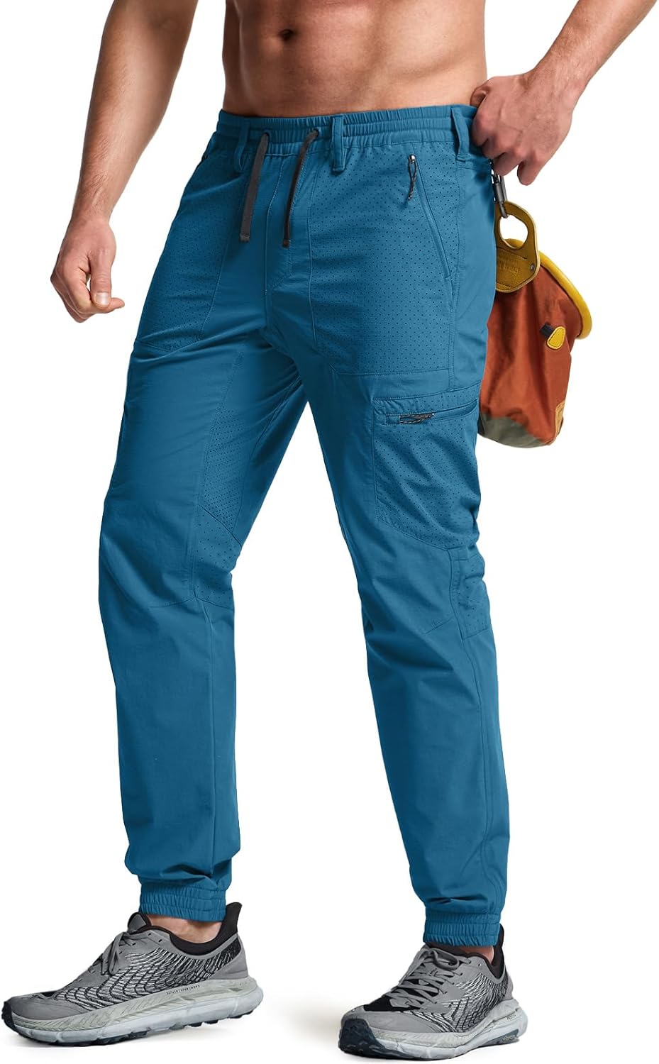 CQR Men's Lightweight Vent Hiking Pants for Outdoor Activities