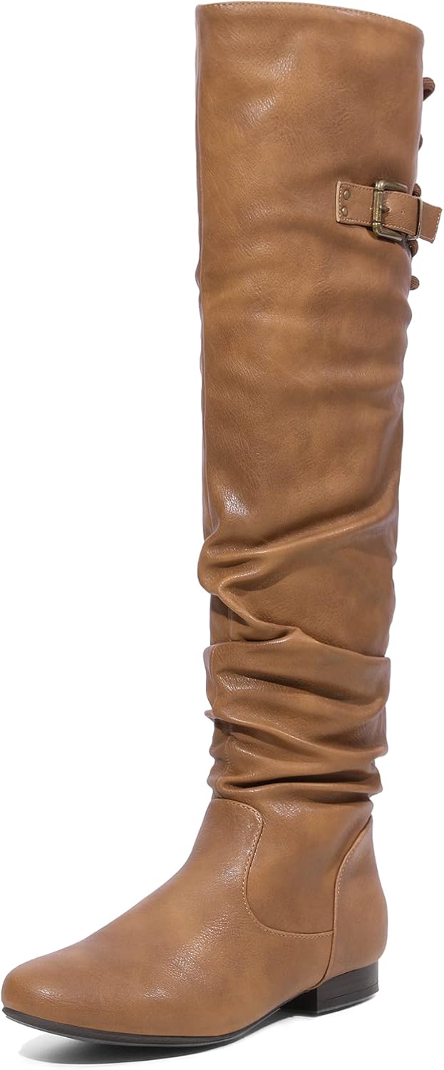 DREAM PAIRS Women's Suede Over The Knee Thigh High Boots Review