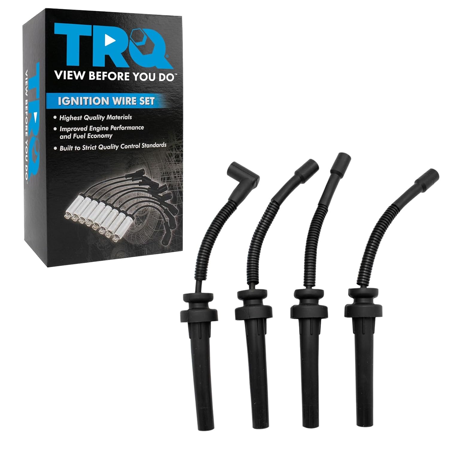 TRQ Ignition Spark Plug Wire Kit for Dodge Neon & PT Cruiser