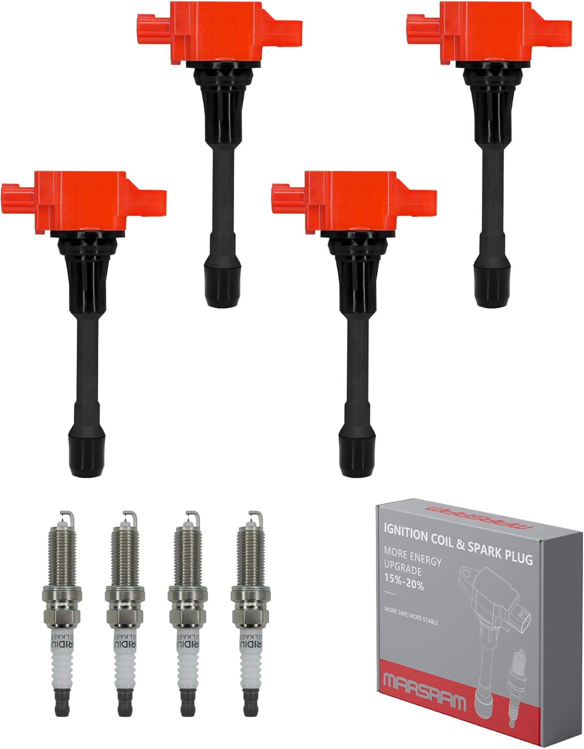High-Quality Ignition Coil Pack and Spark Plug Set for Nissan