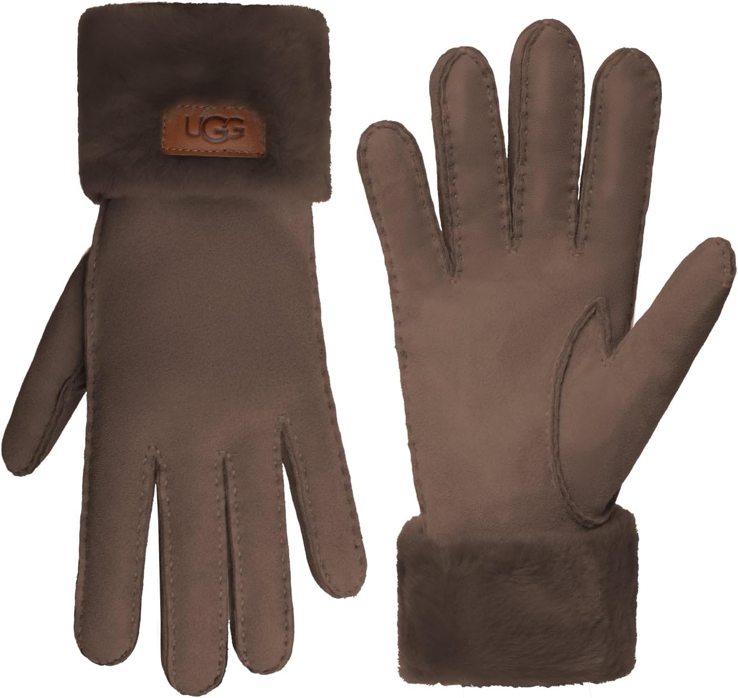 UGG womens Turn Cuff Water Resistant Sheepskin Gloves Review