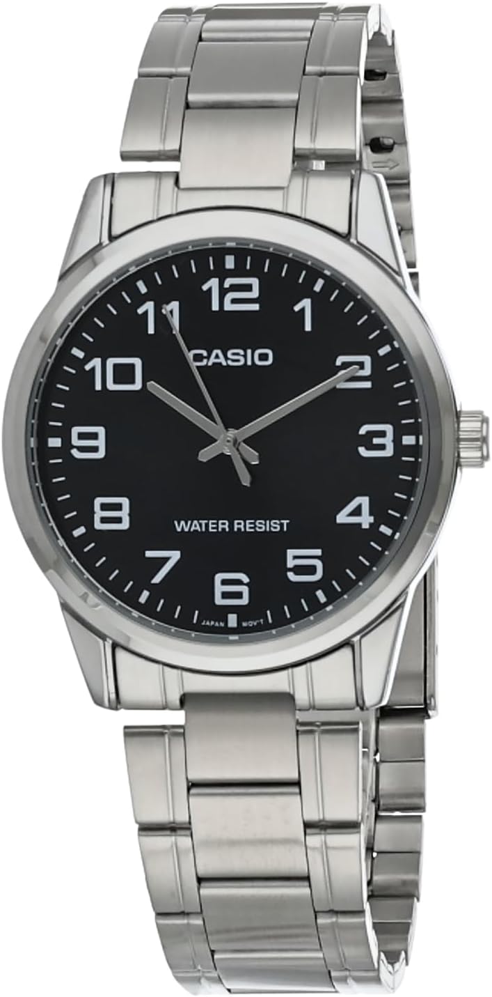 Casio Easy Reader Men's Stainless Steel Watch