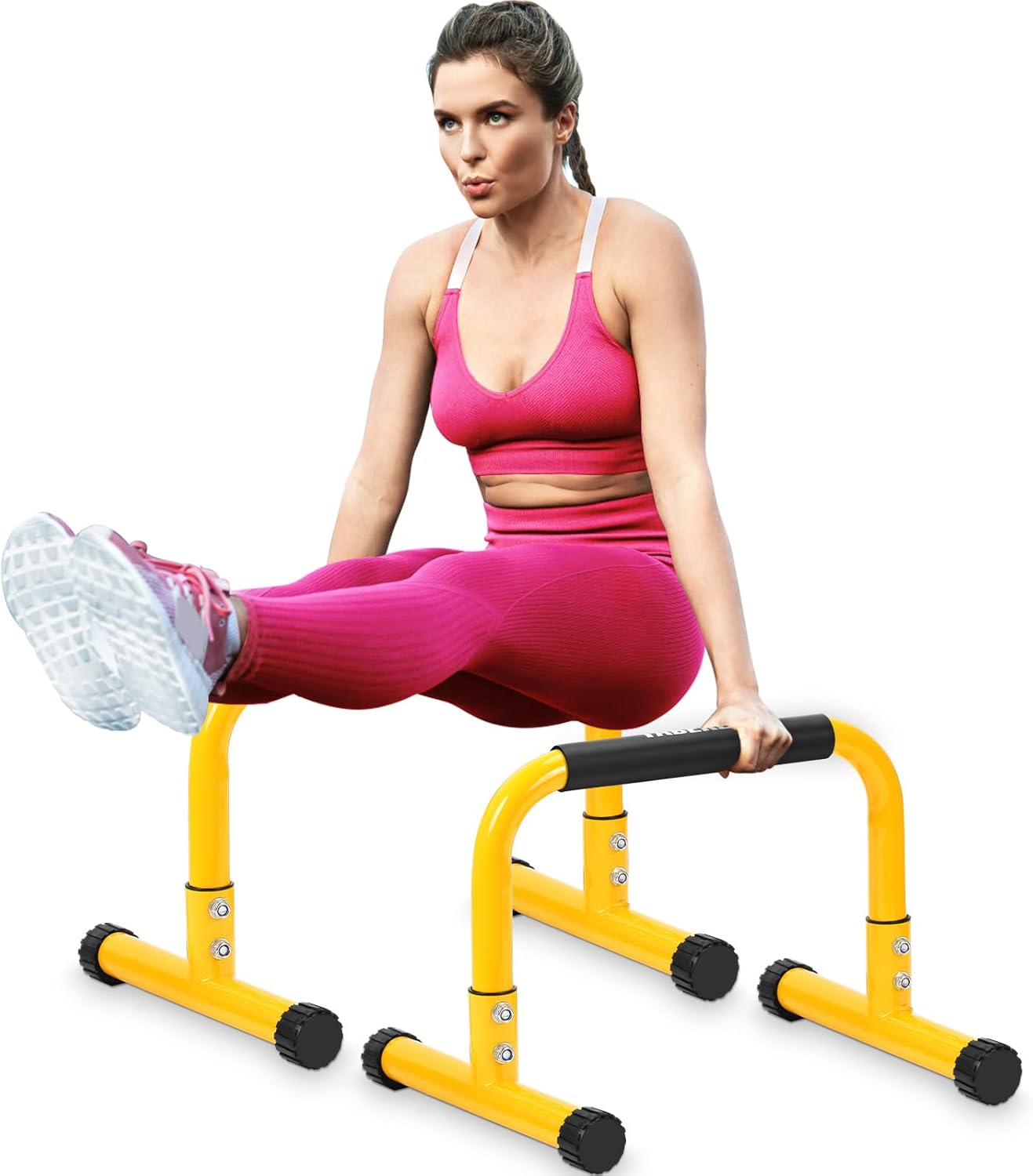 TABEKE Push Up Bar for Home Gym Strength Training Workout
