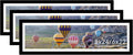 8x24 Picture Frame Set of 3 with 6x22 Mat - Panoramic Wall Display