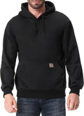 Men's Relaxed Fit Fleece-Lined Pullover Hooded Sweatshirt - Warm goes