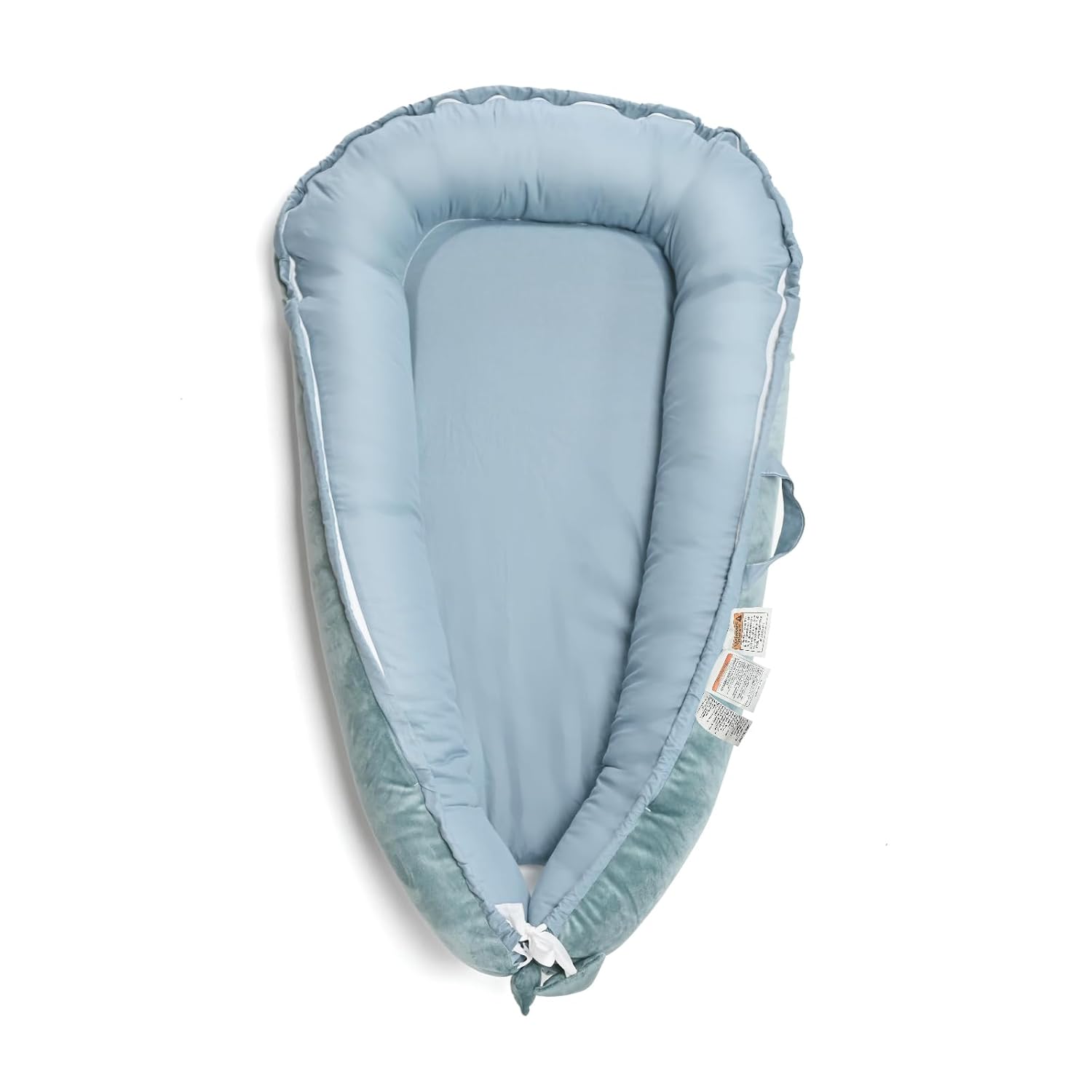 Ultra Soft Baby Lounger - Velvet & Cotton, Adjustable, Portable, Green