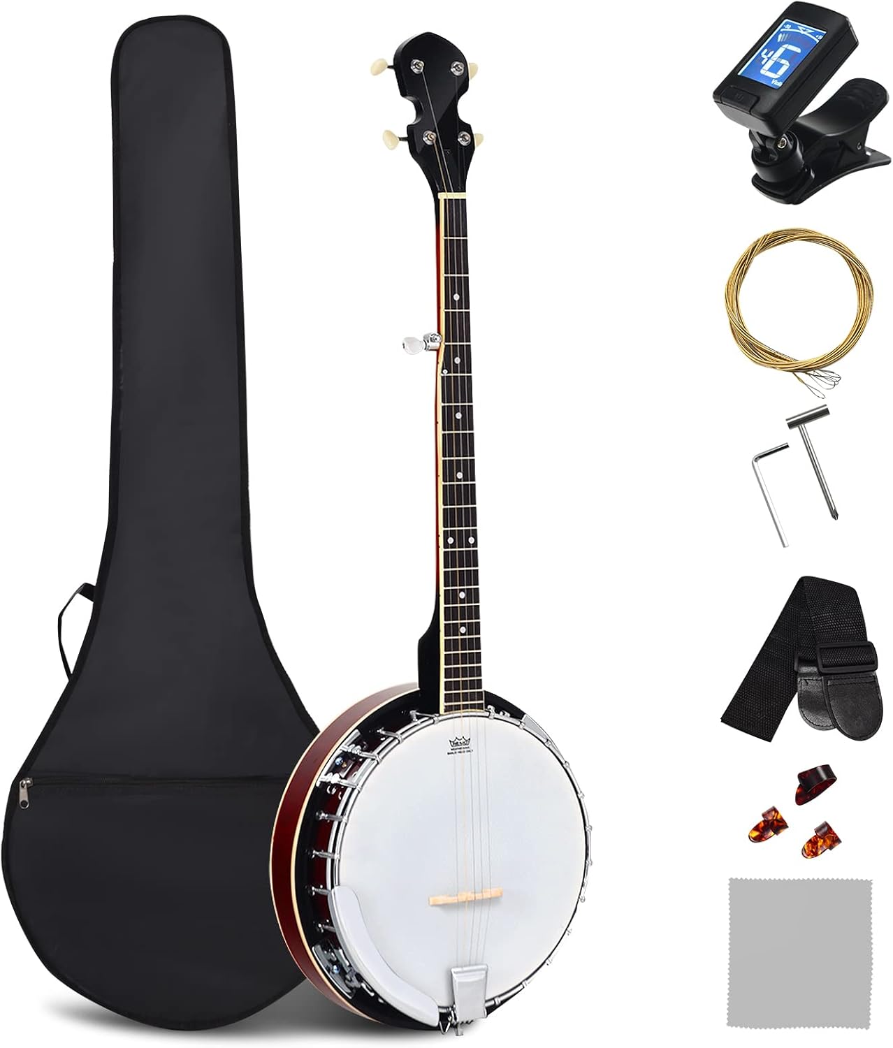 Costzon 5-String Banjo with Geared 5th Tuner for Beginners