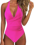Women Sexy Tummy Control One Piece Swimsuit - Flattering Fit Women's