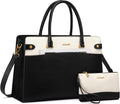 Versatile Laptop Tote Bag for Women - Vintage Leather Design
