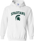 Michigan State Spartans Color Arch Logo Hoodie - Unisex Fit