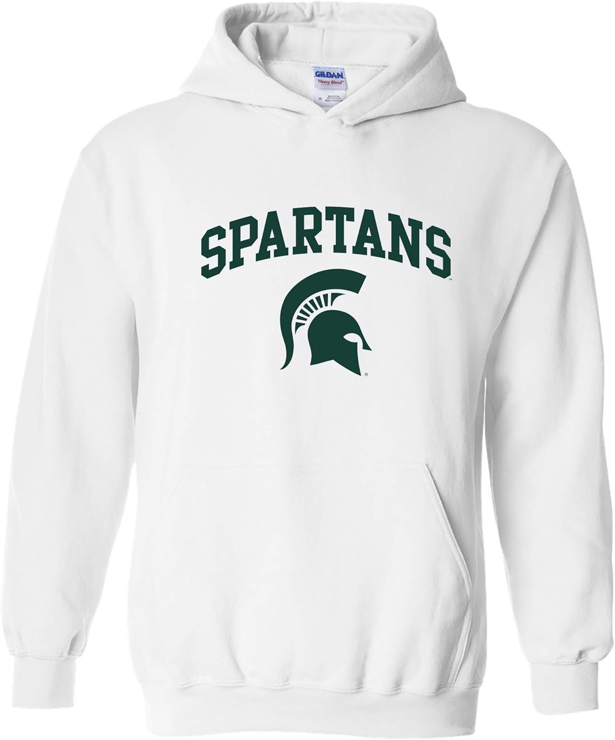 NCAA College Team Color Arch Logo Hoodie for MSU Fans