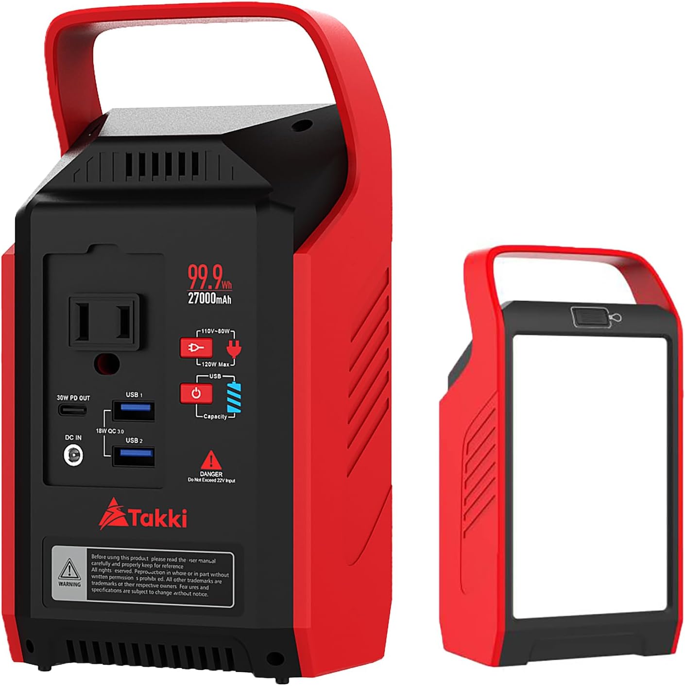Takki 99Wh Solar Power Station for Outdoor Adventures